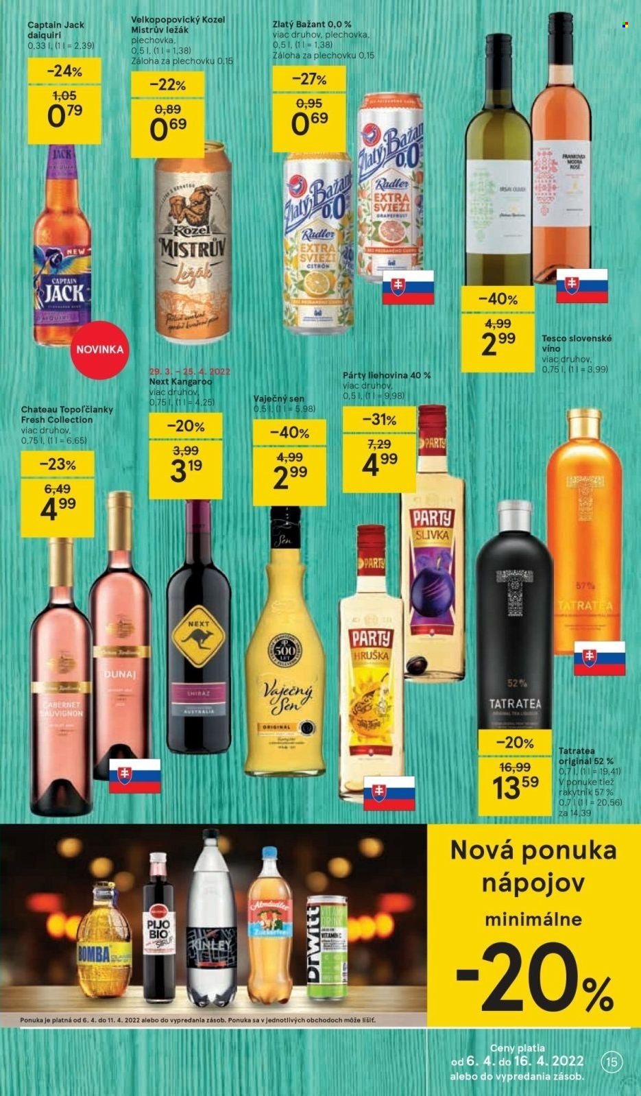 Leták TESCO - 6.4.2022 - 11.4.2022. Strana 15