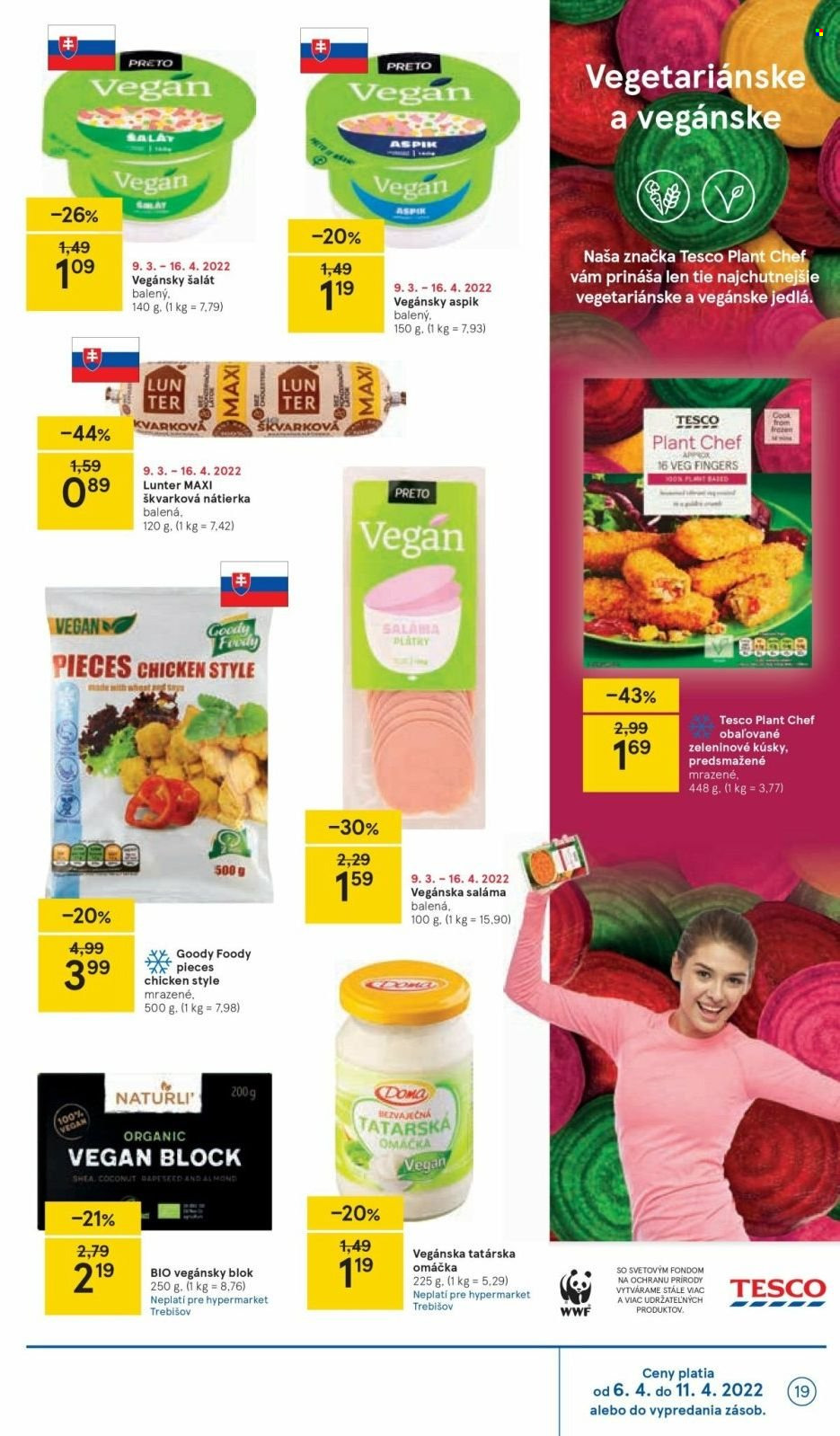 Leták TESCO - 6.4.2022 - 11.4.2022. Strana 19