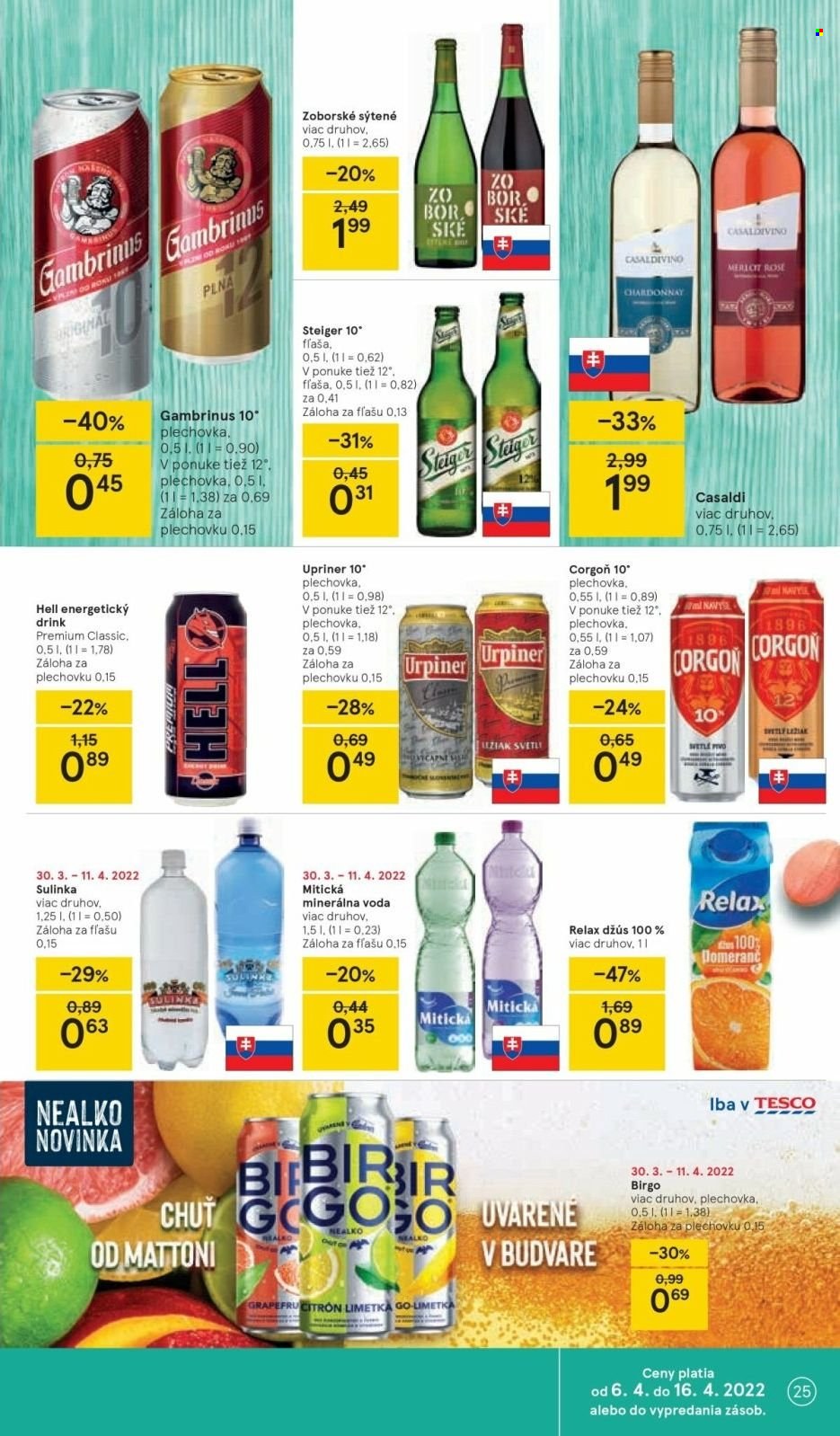 Leták TESCO - 6.4.2022 - 11.4.2022. Strana 25