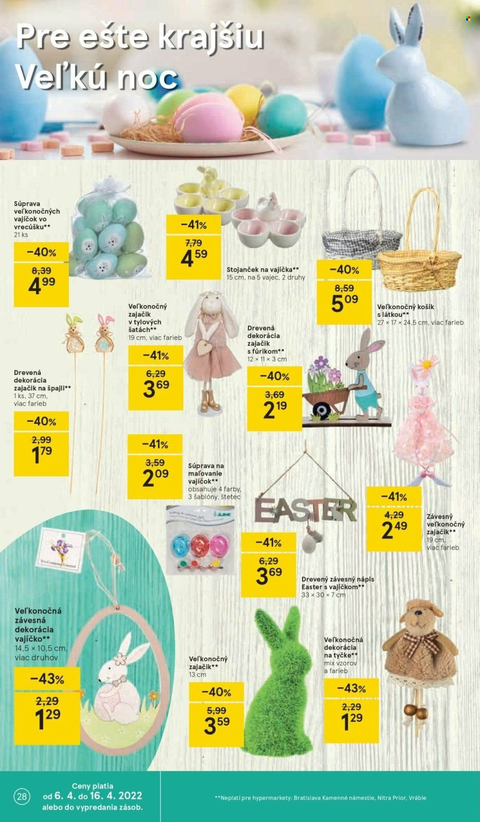 Leták TESCO - 6.4.2022 - 11.4.2022. Strana 28