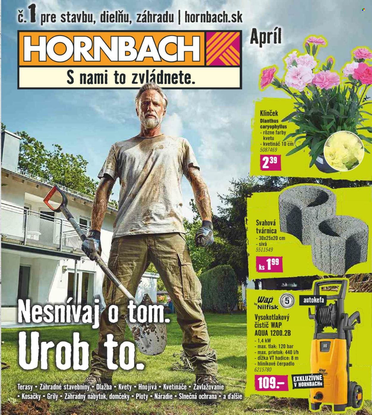 Leták Hornbach - 30.3.2022 - 26.4.2022. Strana 1