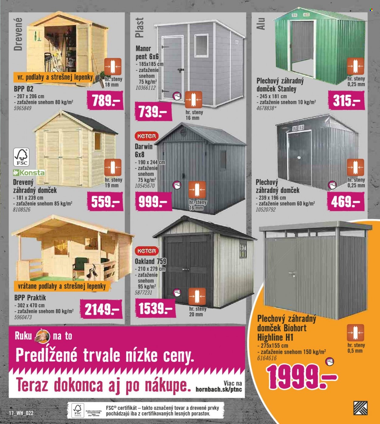 Leták Hornbach - 30.3.2022 - 26.4.2022. Strana 17
