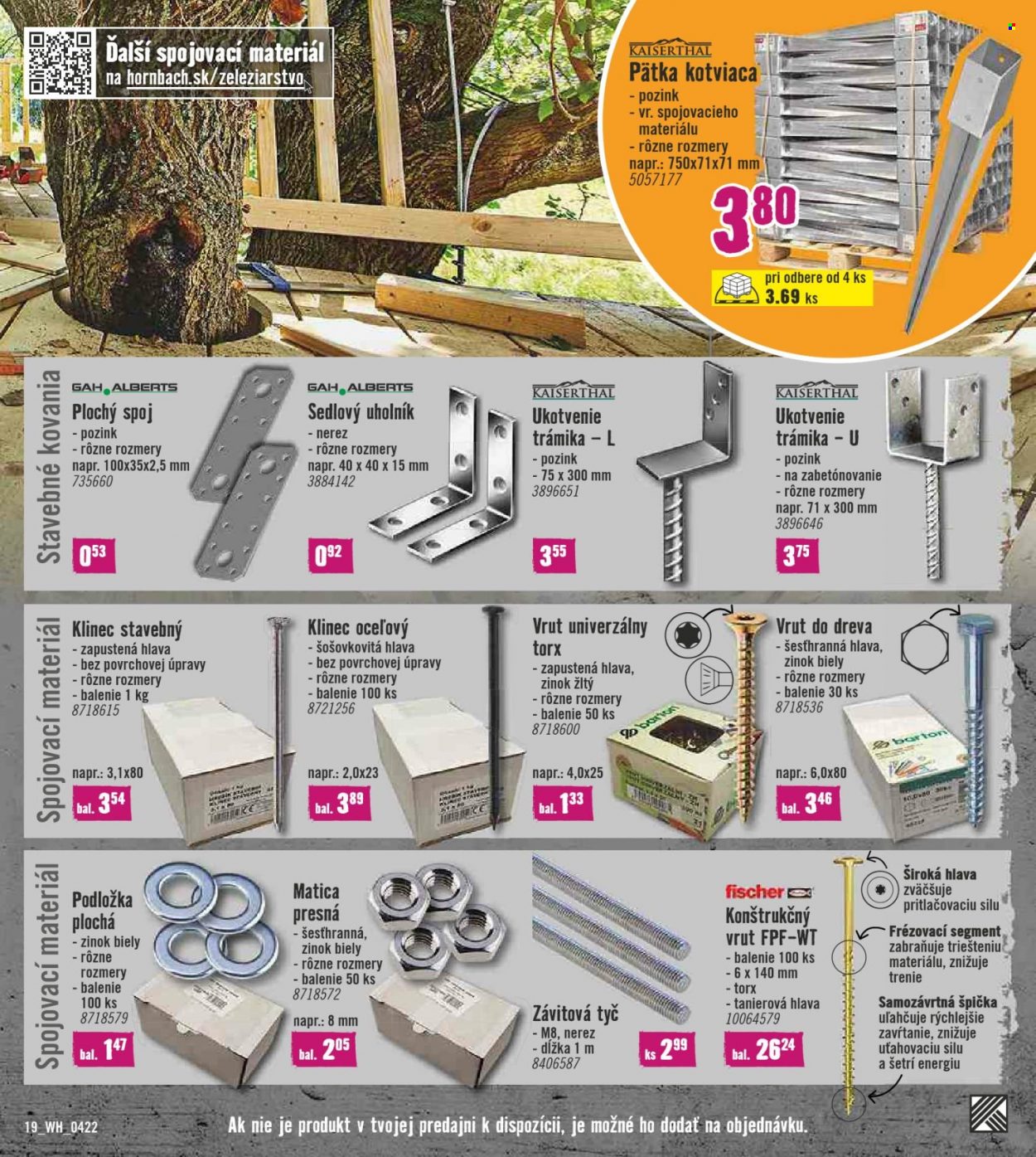 Leták Hornbach - 30.3.2022 - 26.4.2022. Strana 19