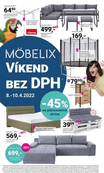 Leták Möbelix - 4.4.2022 - 20.4.2022.