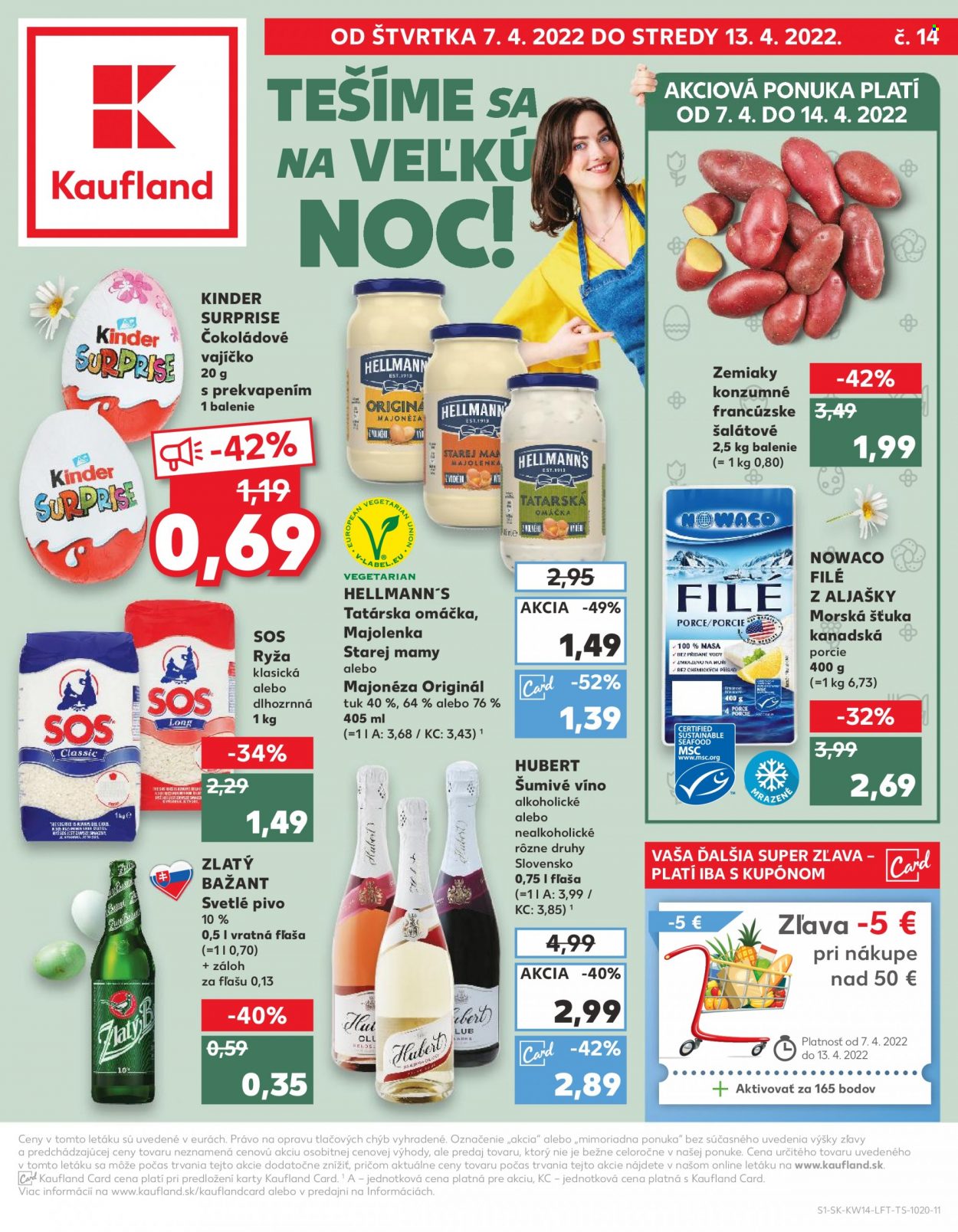 Leták Kaufland - 7.4.2022 - 13.4.2022. Strana 1