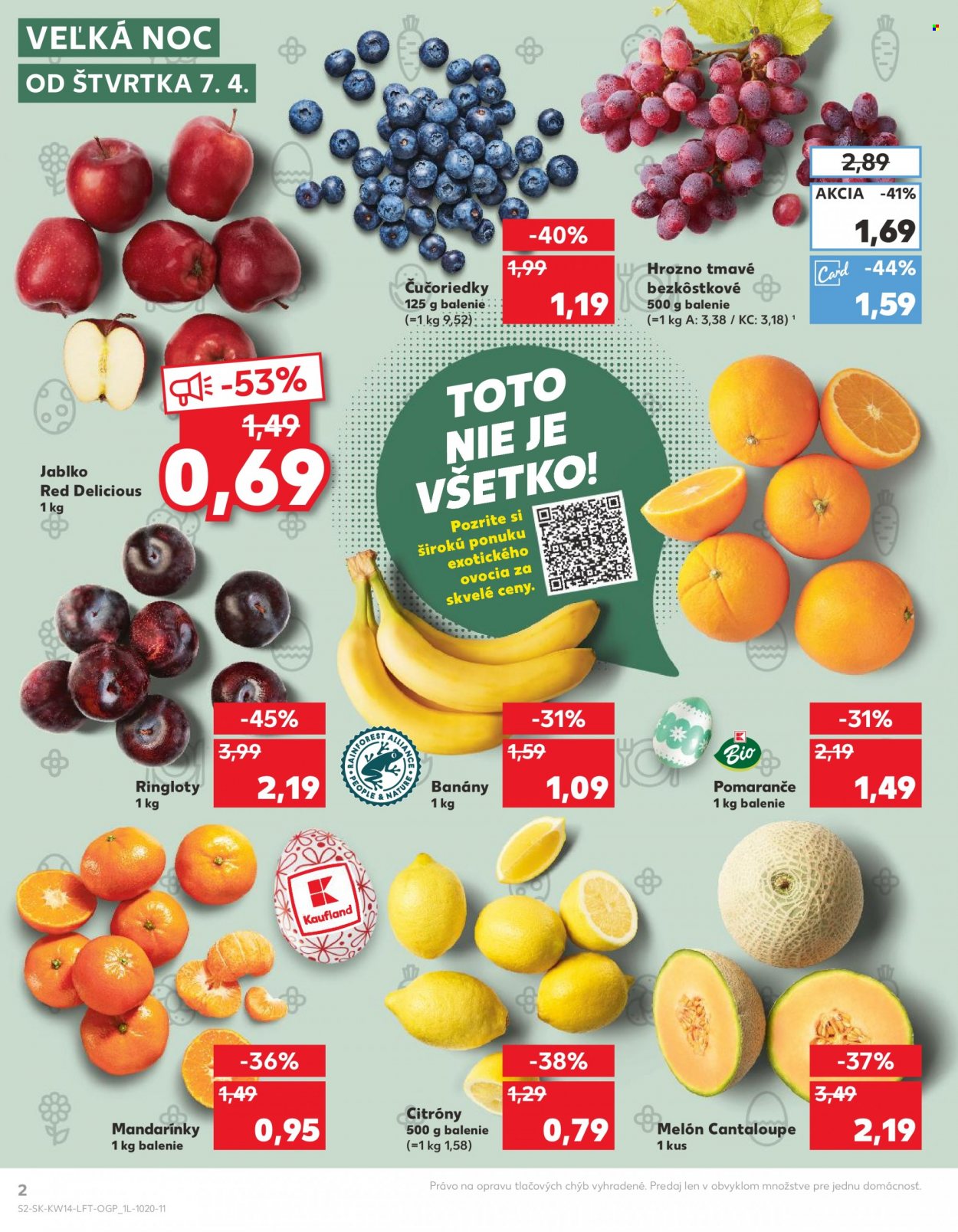 Leták Kaufland - 7.4.2022 - 13.4.2022. Strana 2