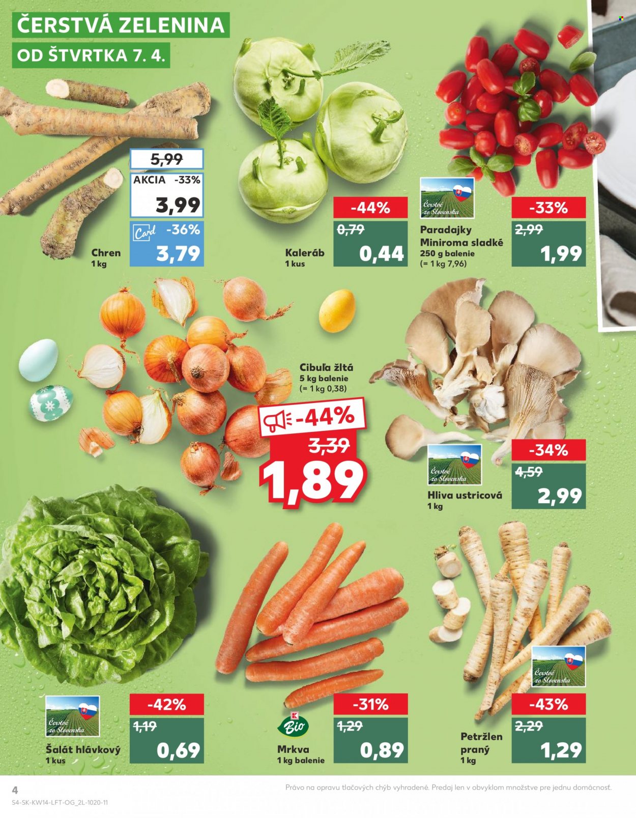 Leták Kaufland - 7.4.2022 - 13.4.2022. Strana 4