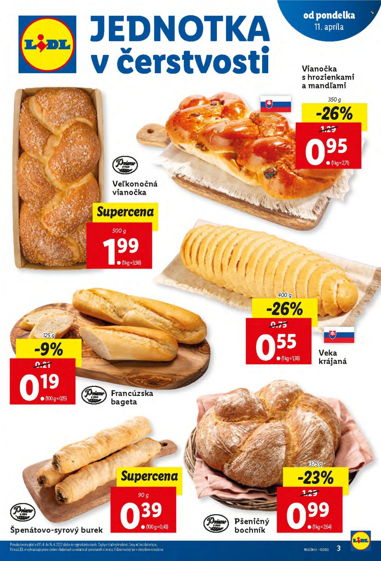 Leták Lidl - 11.4.2022 - 16.4.2022. Strana 3