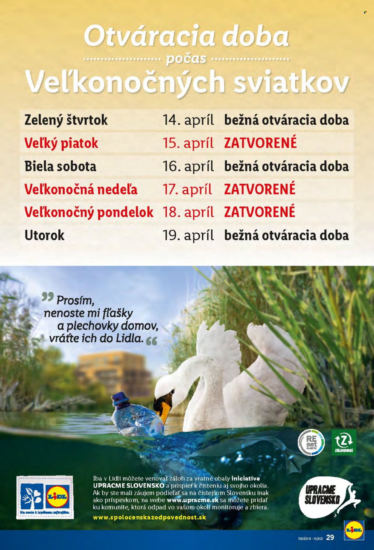 Leták Lidl - 11.4.2022 - 16.4.2022. Strana 29