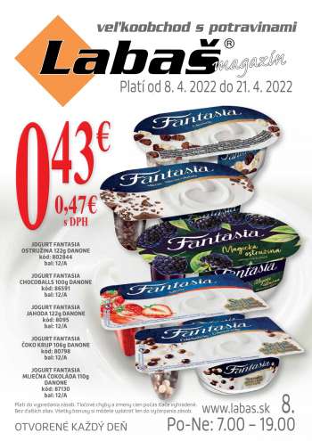 Leták Labaš - 8.4.2022 - 21.4.2022.