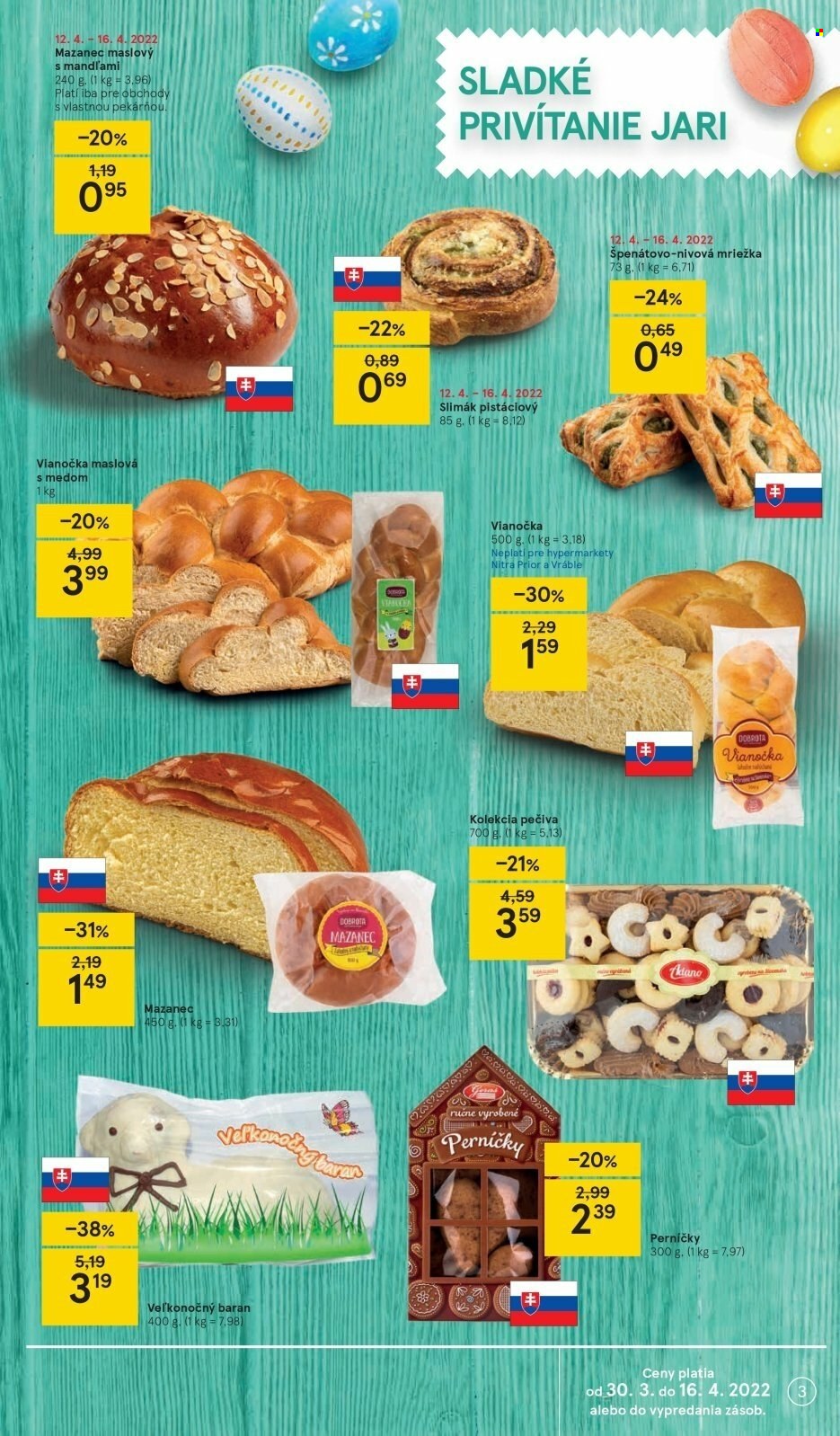 Leták TESCO - 12.4.2022 - 16.4.2022. Strana 3