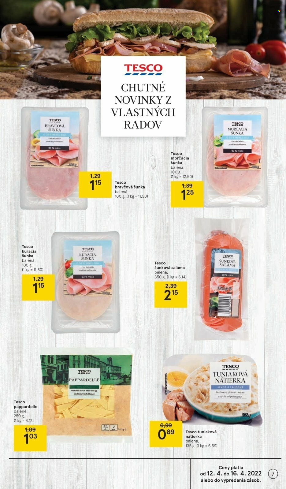 Leták TESCO - 12.4.2022 - 16.4.2022. Strana 7