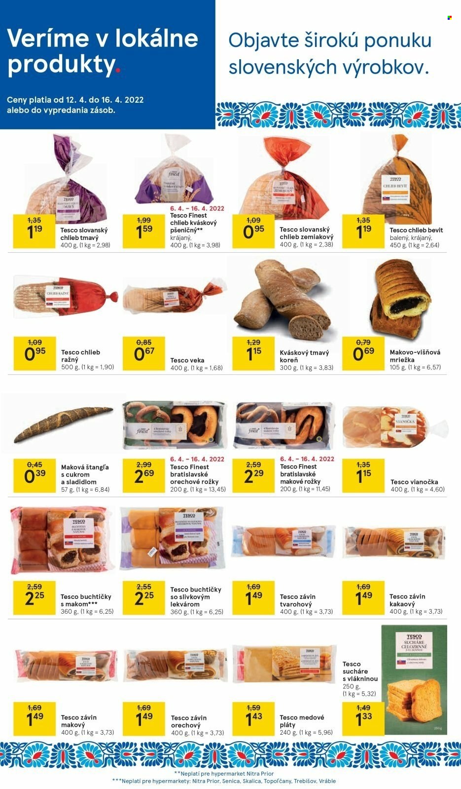 Leták TESCO - 12.4.2022 - 16.4.2022. Strana 14