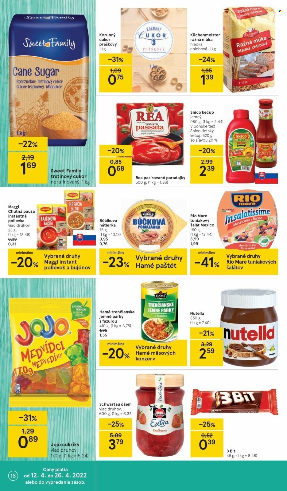 Leták TESCO - 12.4.2022 - 16.4.2022. Strana 16