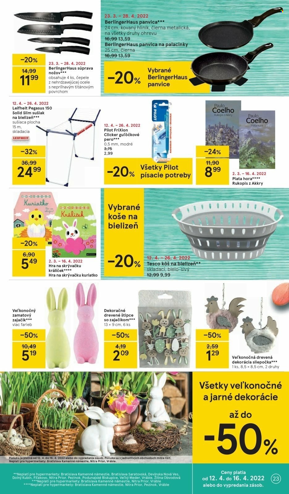 Leták TESCO - 12.4.2022 - 16.4.2022. Strana 23