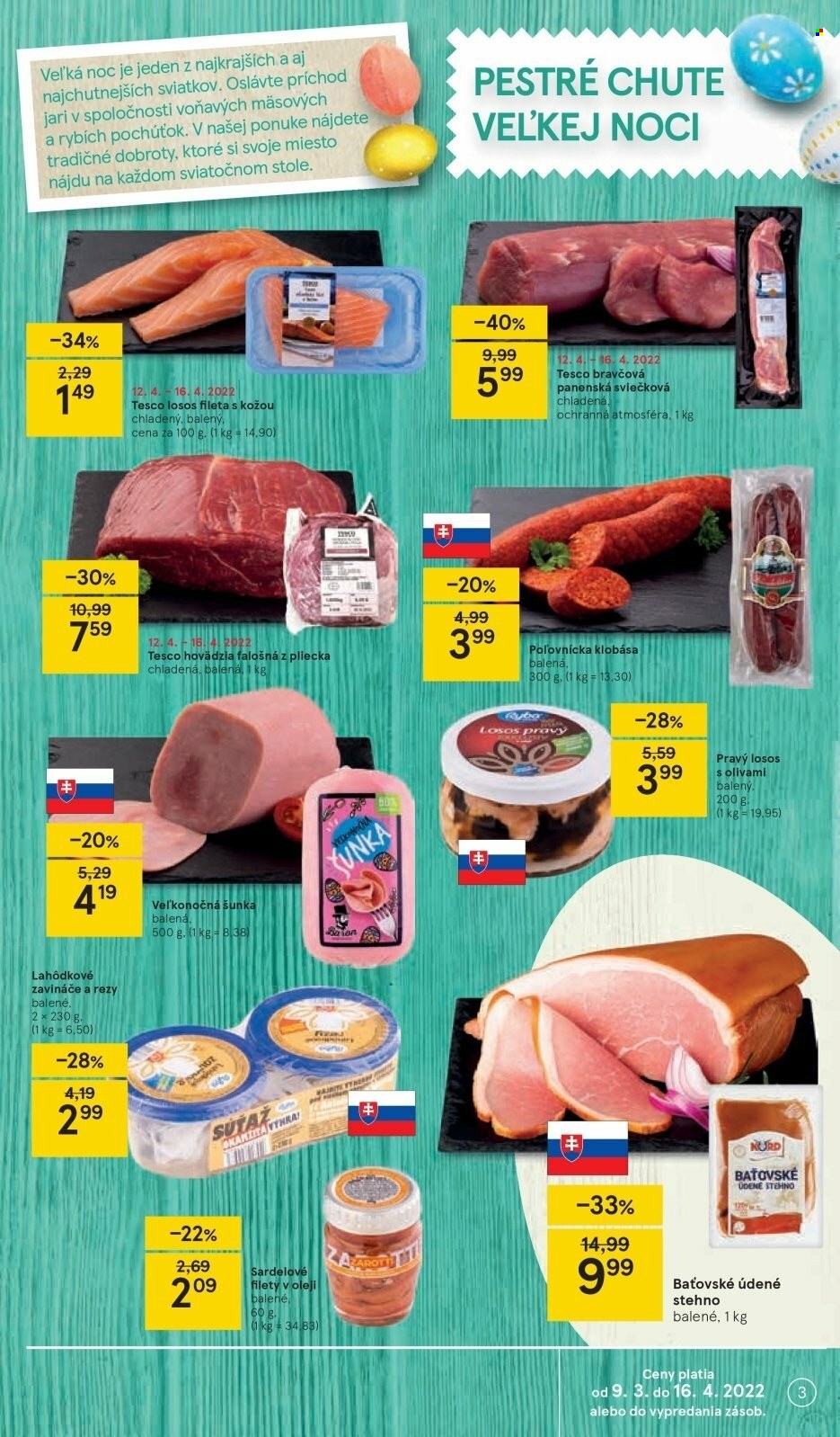 Leták TESCO supermarket - 12.4.2022 - 16.4.2022. Strana 3
