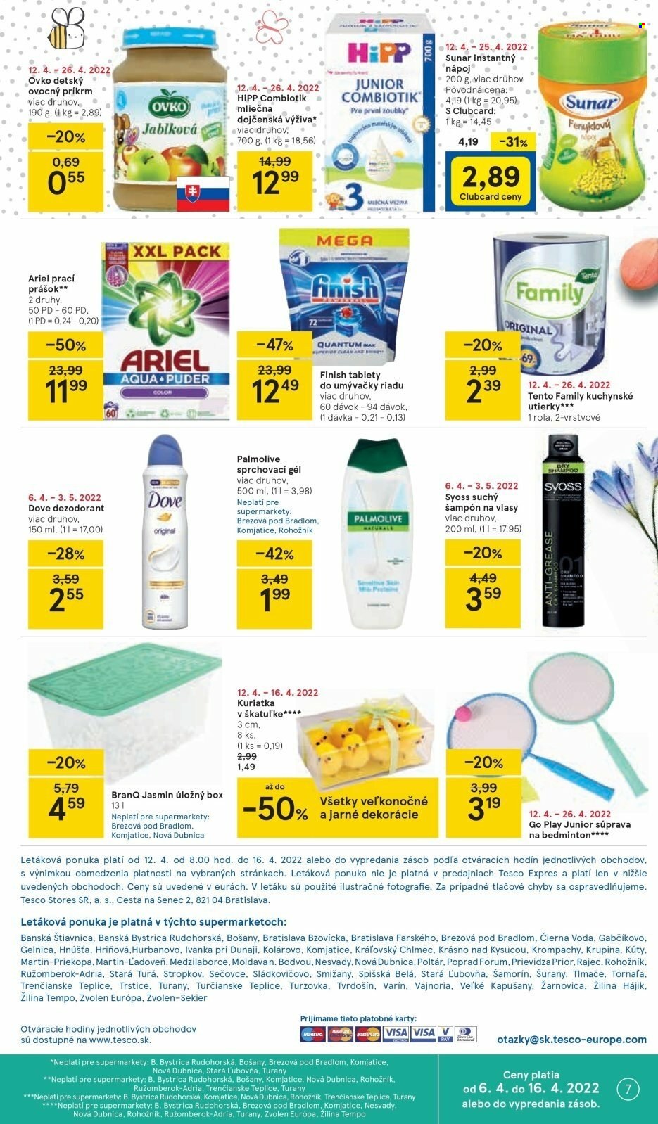 Leták TESCO supermarket - 12.4.2022 - 16.4.2022. Strana 7