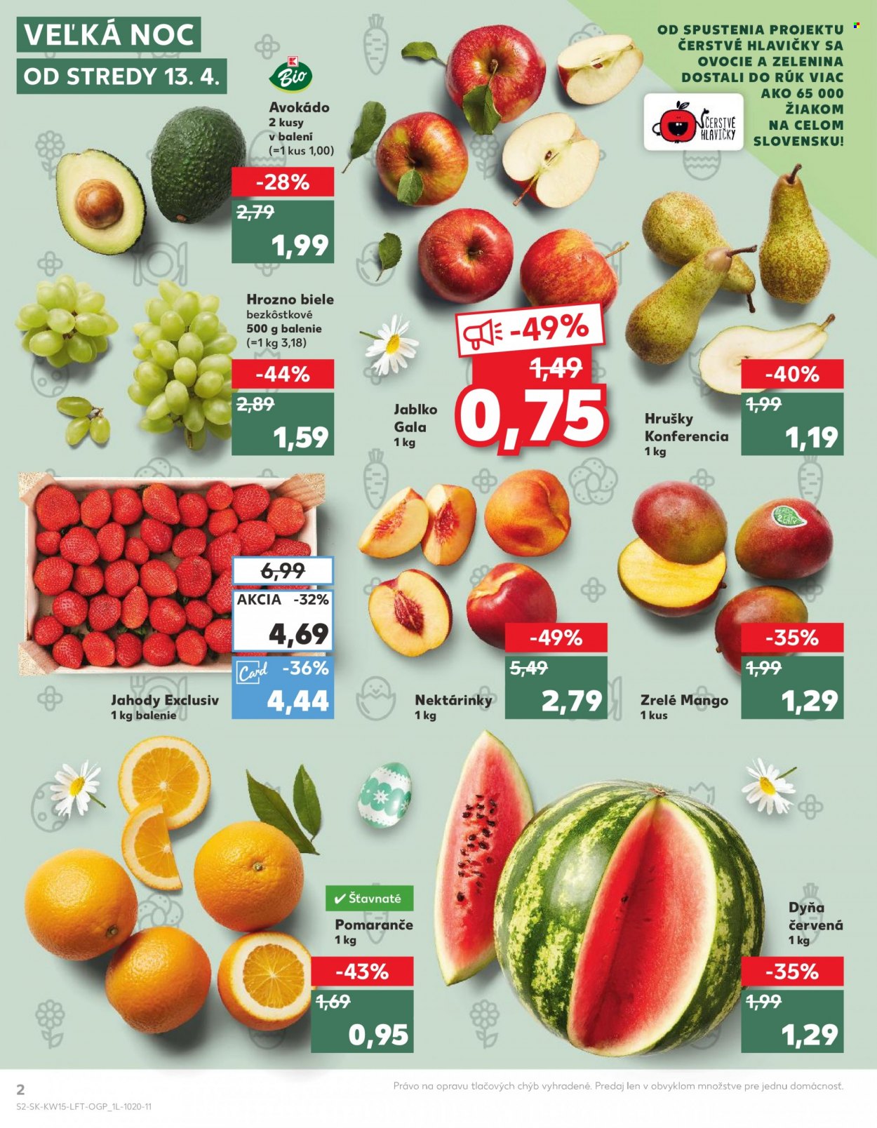 Leták Kaufland - 13.4.2022 - 20.4.2022. Strana 2