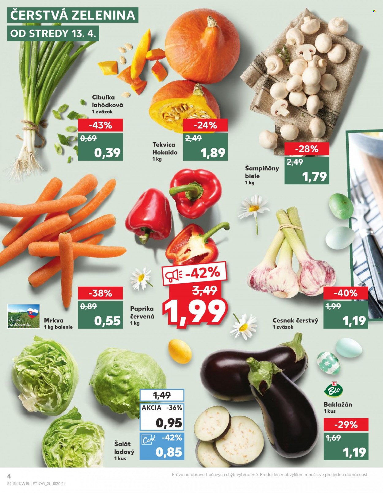 Leták Kaufland - 13.4.2022 - 20.4.2022. Strana 4