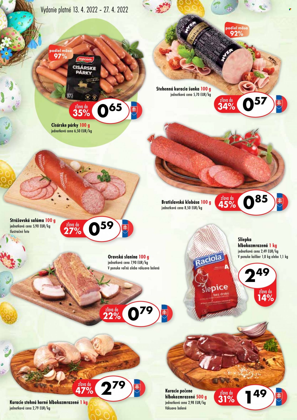 Leták COOP Jednota - 13.4.2022 - 27.4.2022. Strana 2