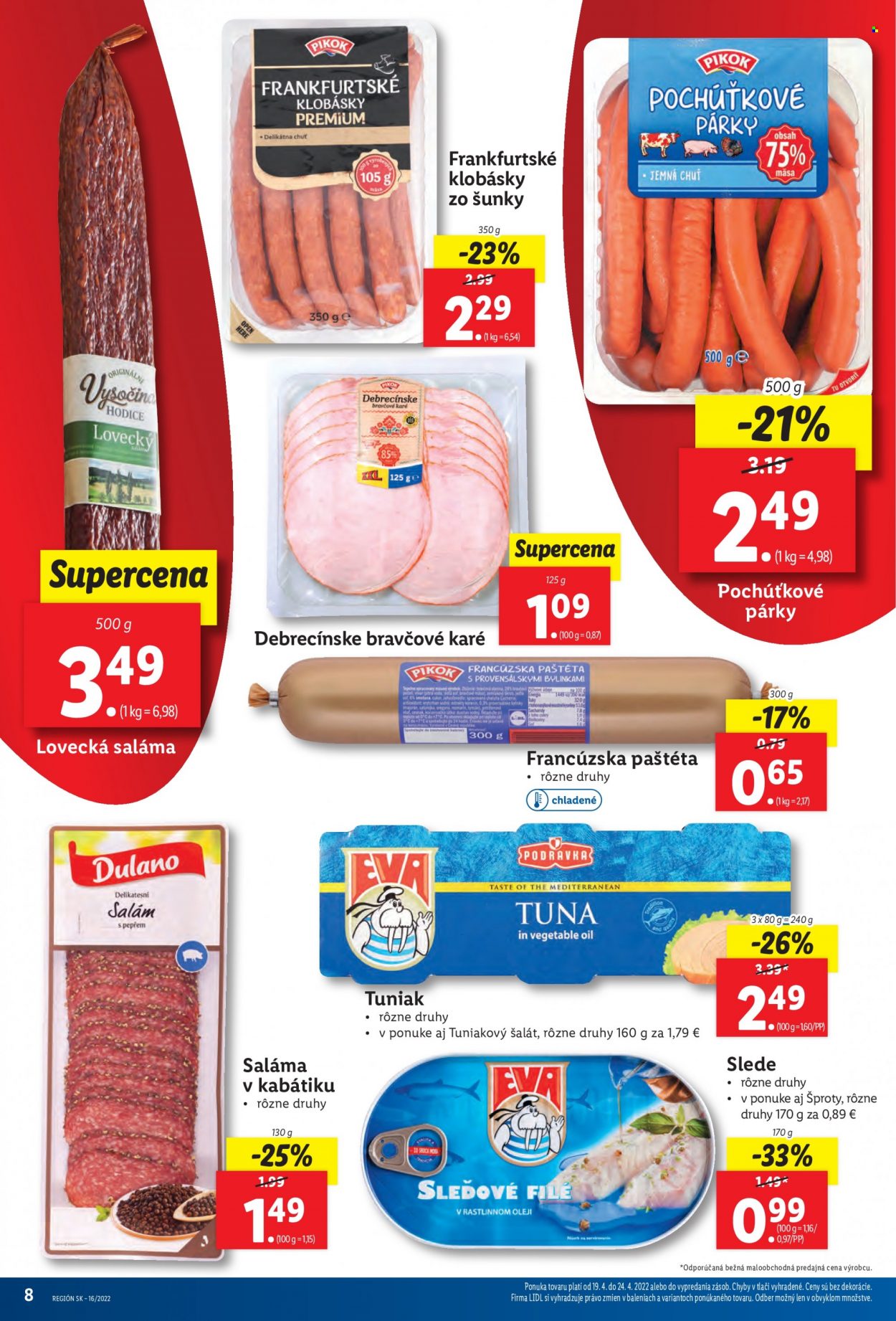 Leták Lidl - 19.4.2022 - 24.4.2022. Strana 8