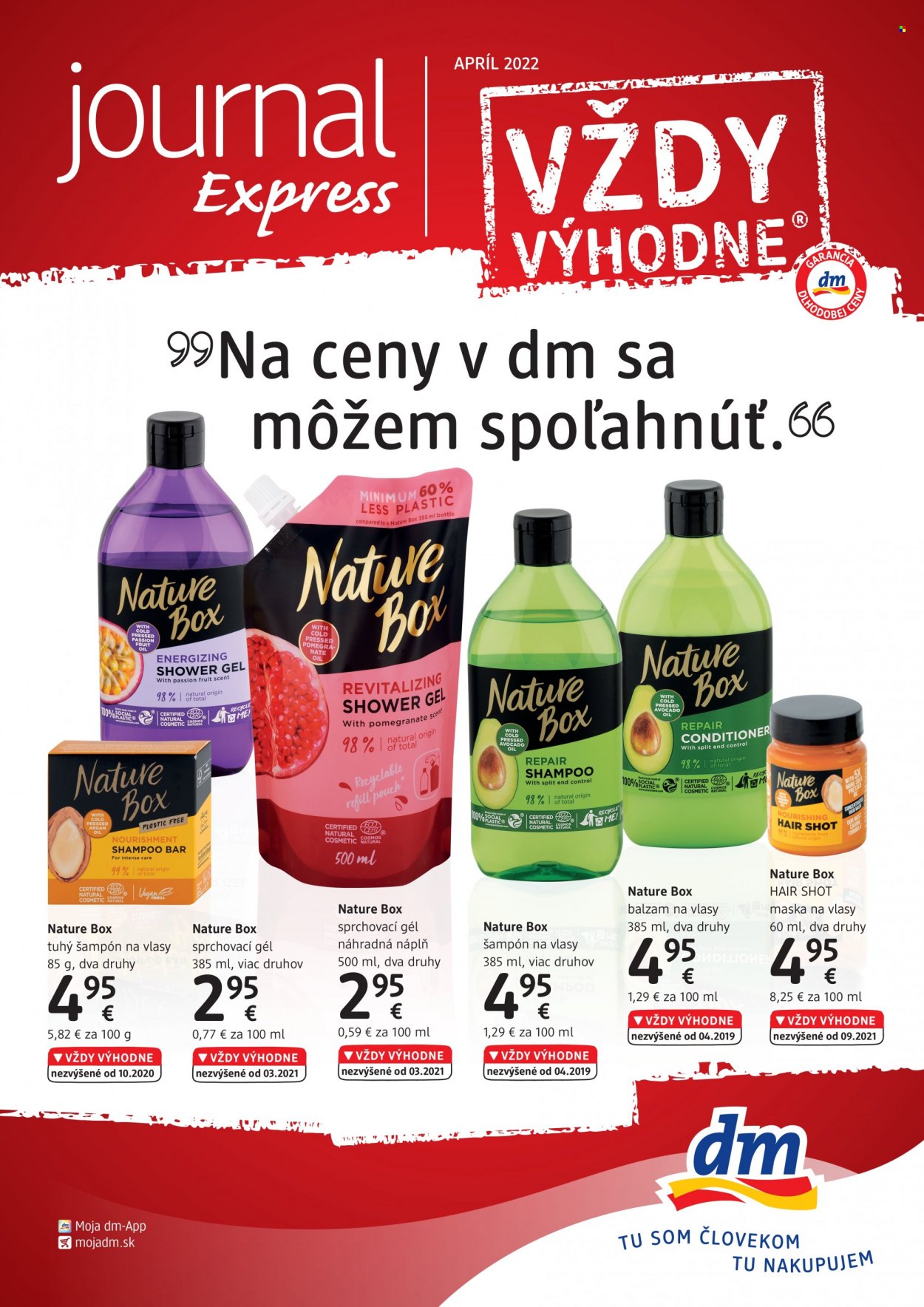 Leták dm drogerie - 1.4.2022 - 30.4.2022. Strana 1