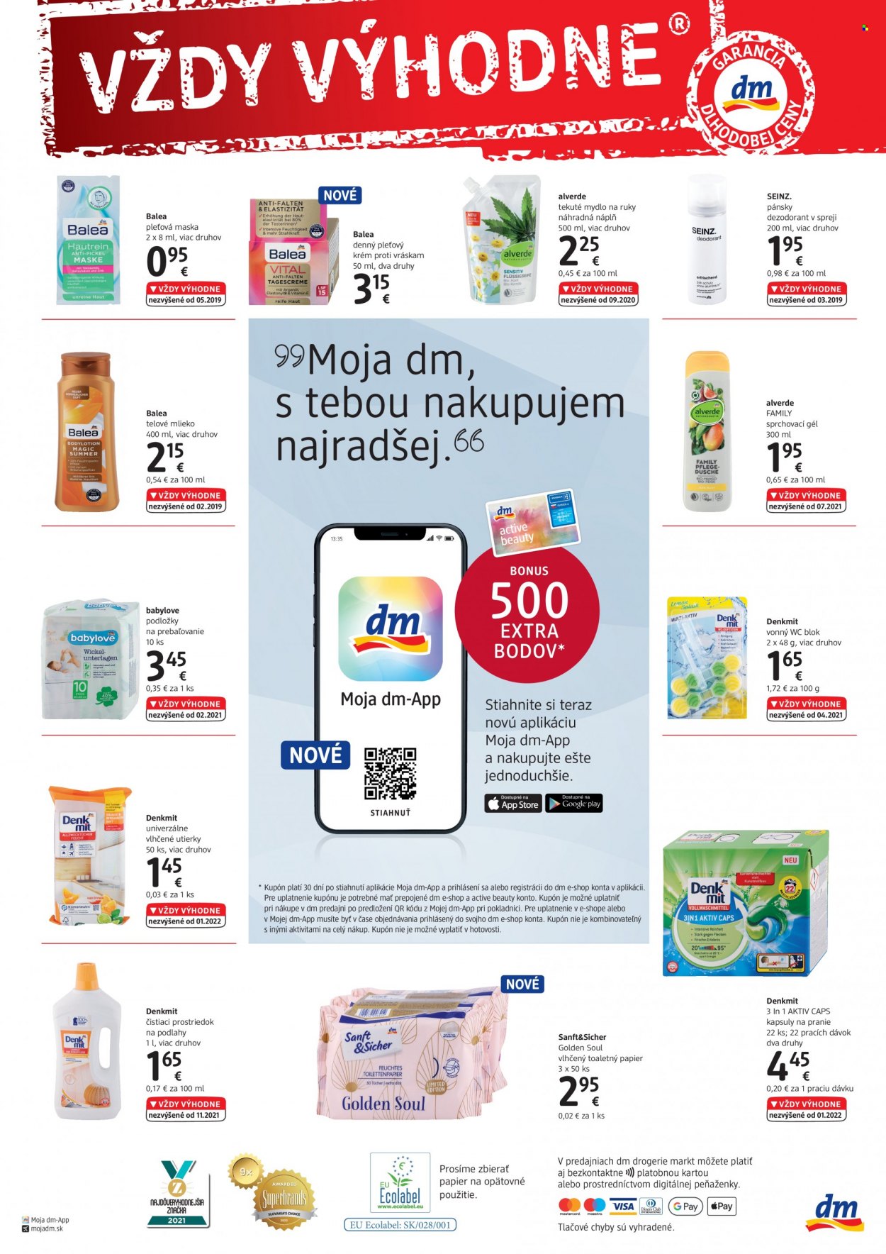 Leták dm drogerie - 1.4.2022 - 30.4.2022. Strana 4