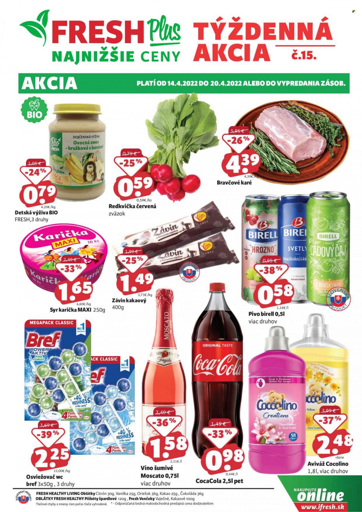 Leták FRESH - 14.4.2022 - 20.4.2022. Strana 1