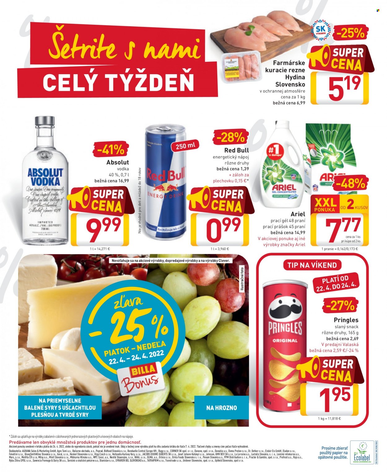 Leták Billa - 20.4.2022 - 26.4.2022. Strana 20