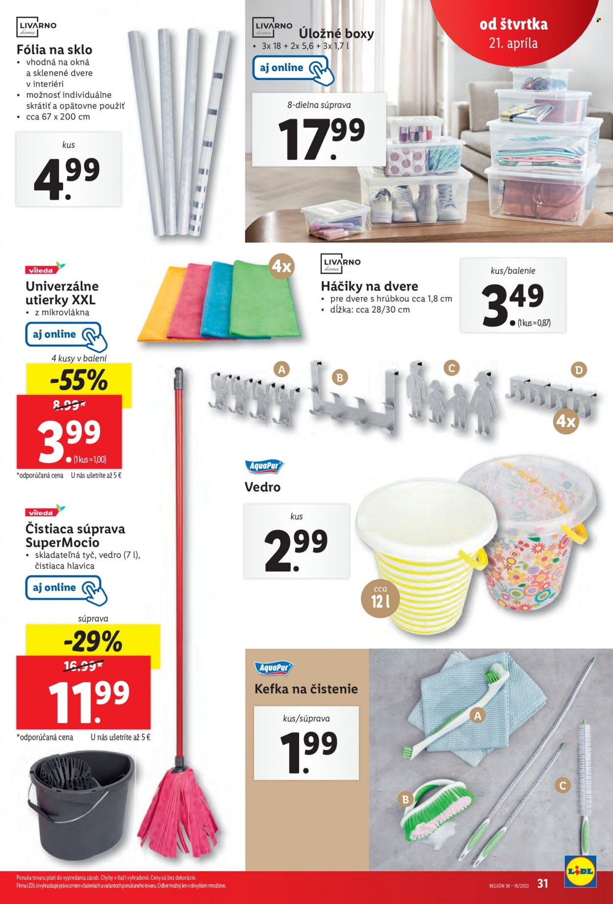 Leták Lidl - 21.4.2022 - 24.4.2022. Strana 31