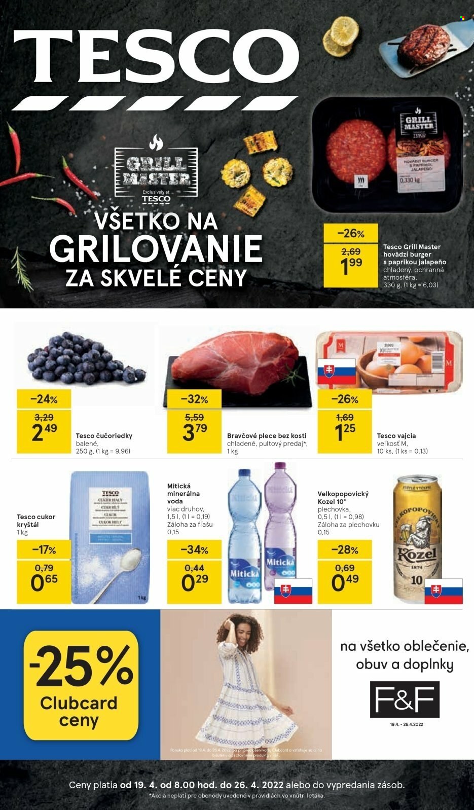 Leták TESCO - 19.4.2022 - 26.4.2022. Strana 1