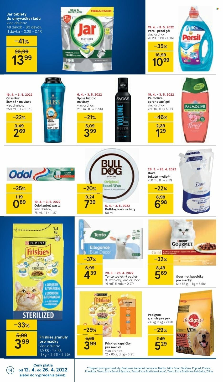 Leták TESCO - 19.4.2022 - 26.4.2022. Strana 14