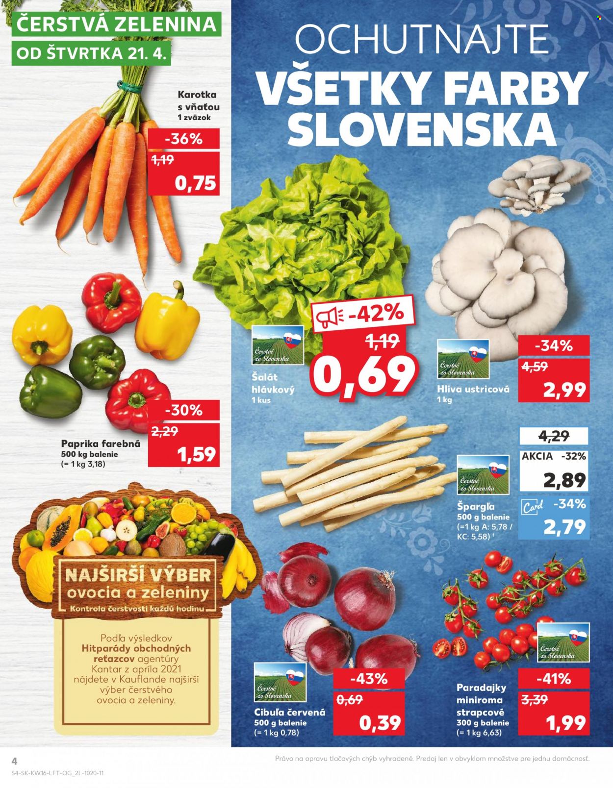 Leták Kaufland - 21.4.2022 - 27.4.2022. Strana 4