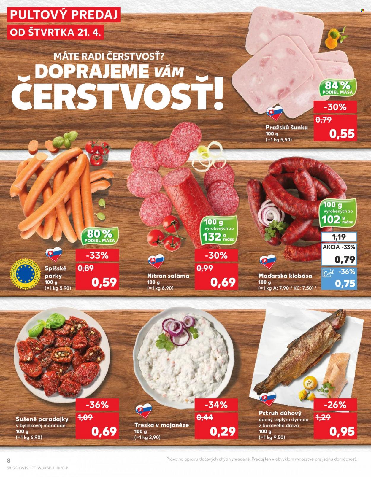 Leták Kaufland - 21.4.2022 - 27.4.2022. Strana 8