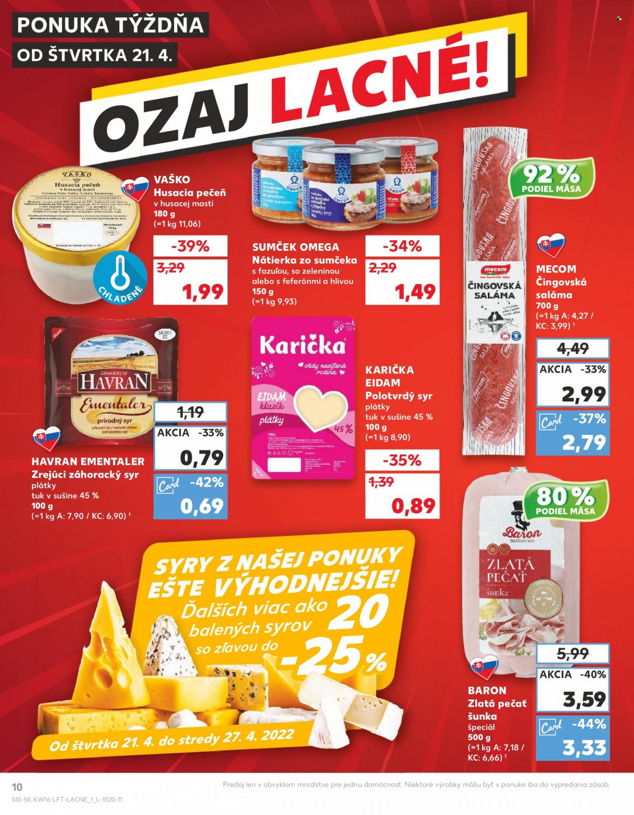 Leták Kaufland - 21.4.2022 - 27.4.2022. Strana 10