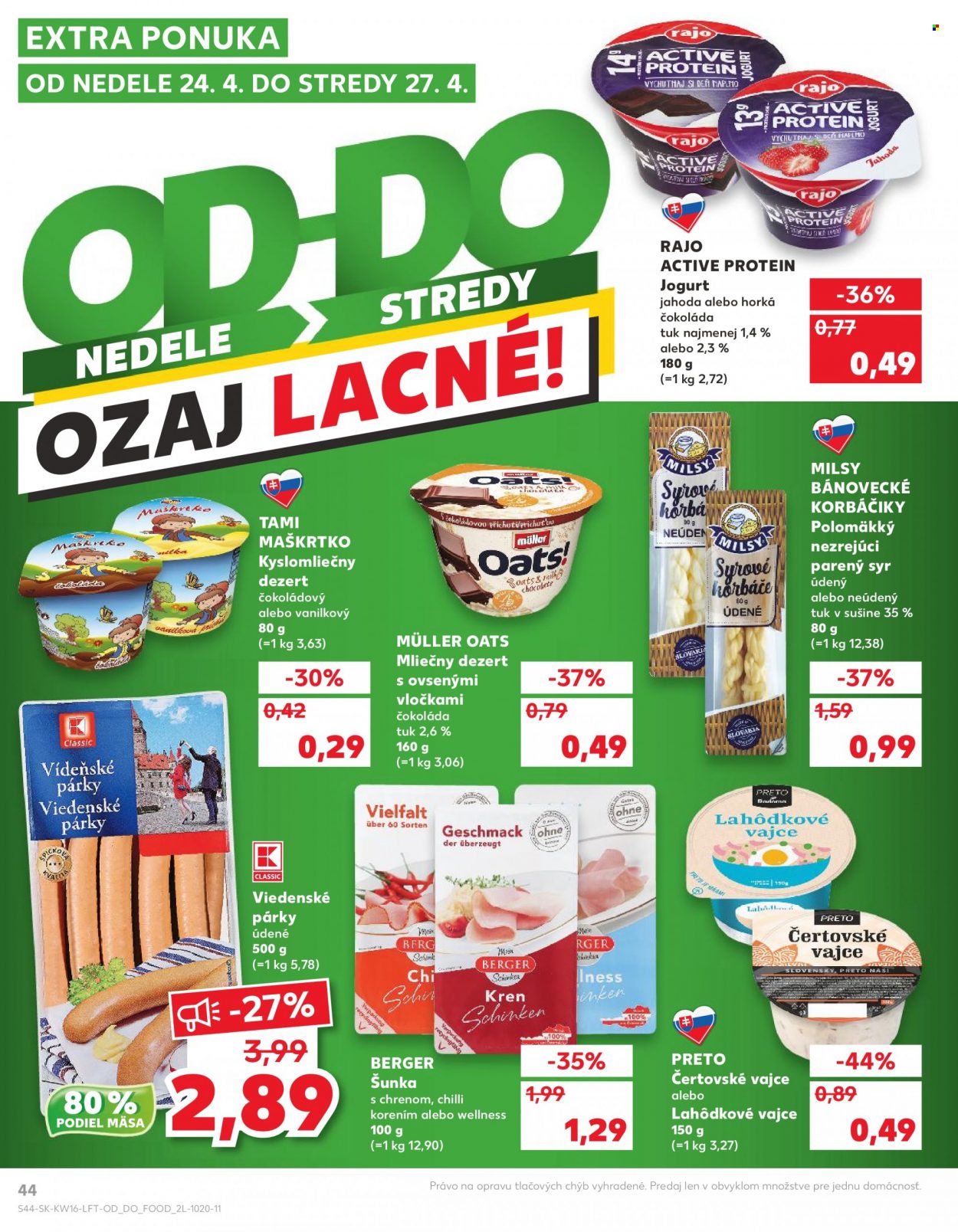 Leták Kaufland - 21.4.2022 - 27.4.2022. Strana 44