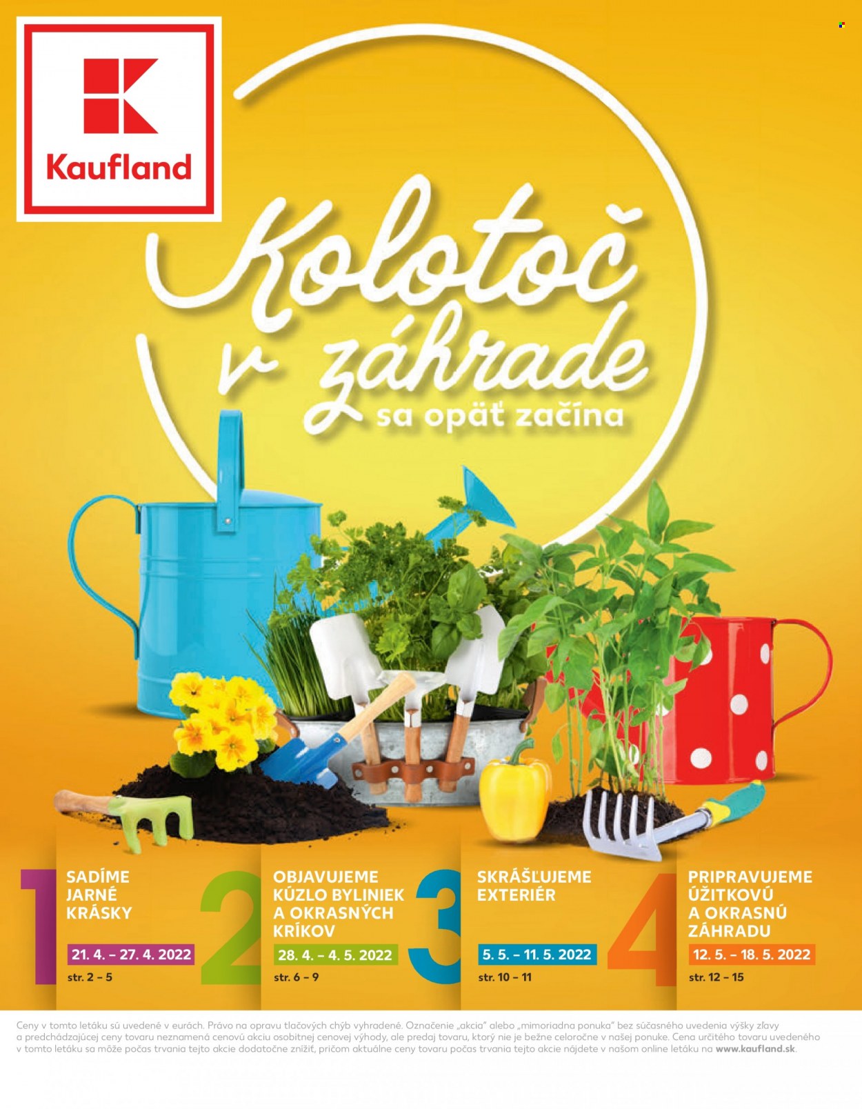 Leták Kaufland - 21.4.2022 - 4.5.2022. Strana 1