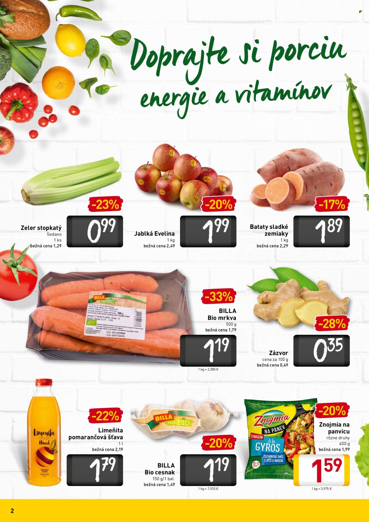 Leták Billa - 20.4.2022 - 3.5.2022. Strana 2