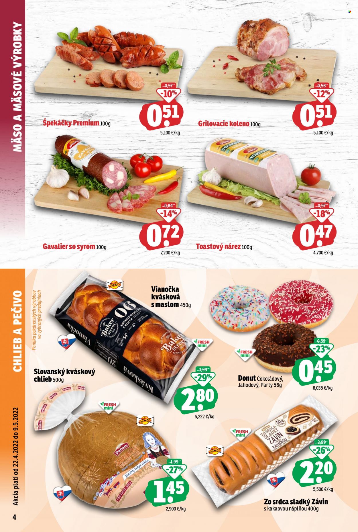 Leták FRESH - 22.4.2022 - 9.5.2022. Strana 4