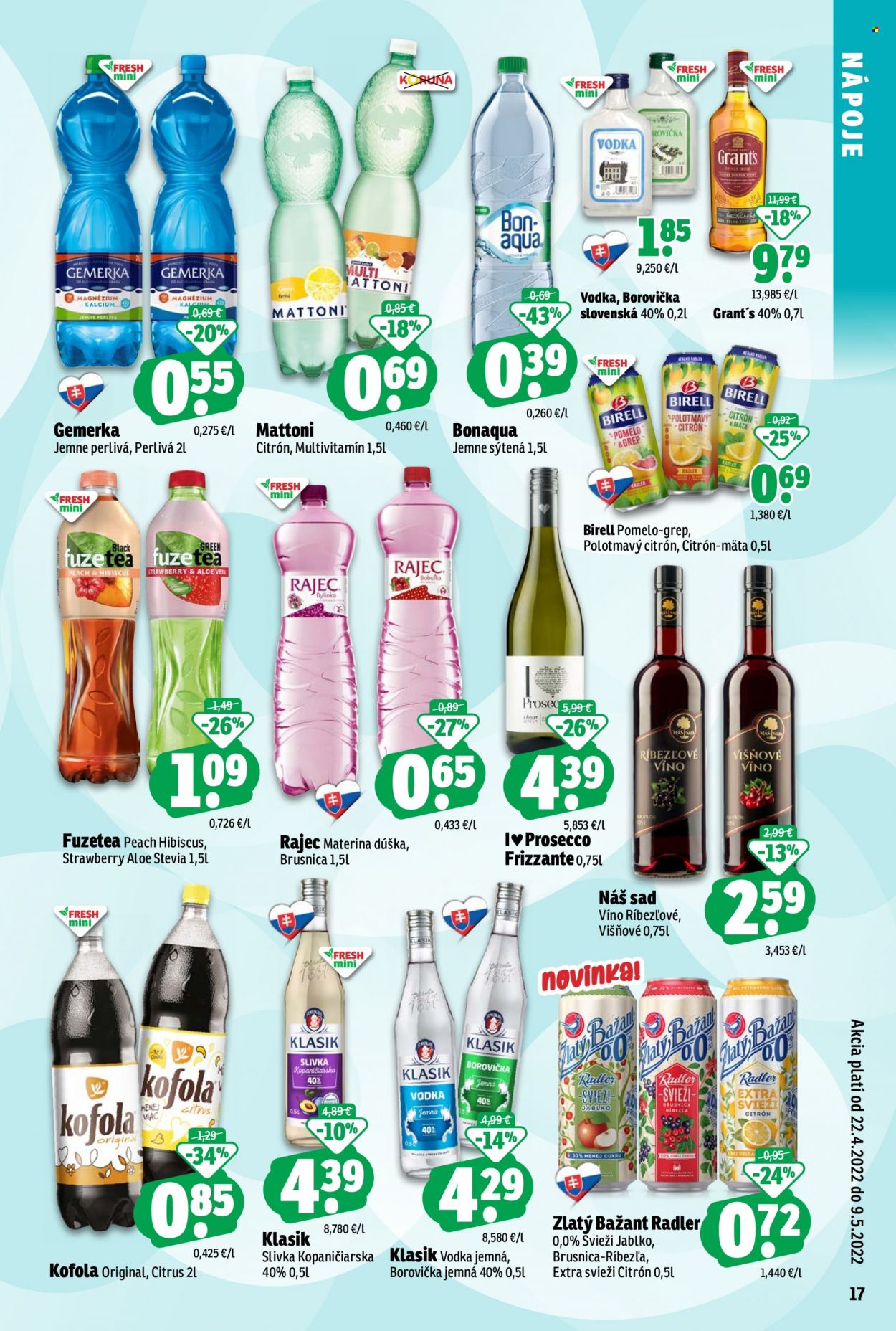 Leták FRESH - 22.4.2022 - 9.5.2022. Strana 17