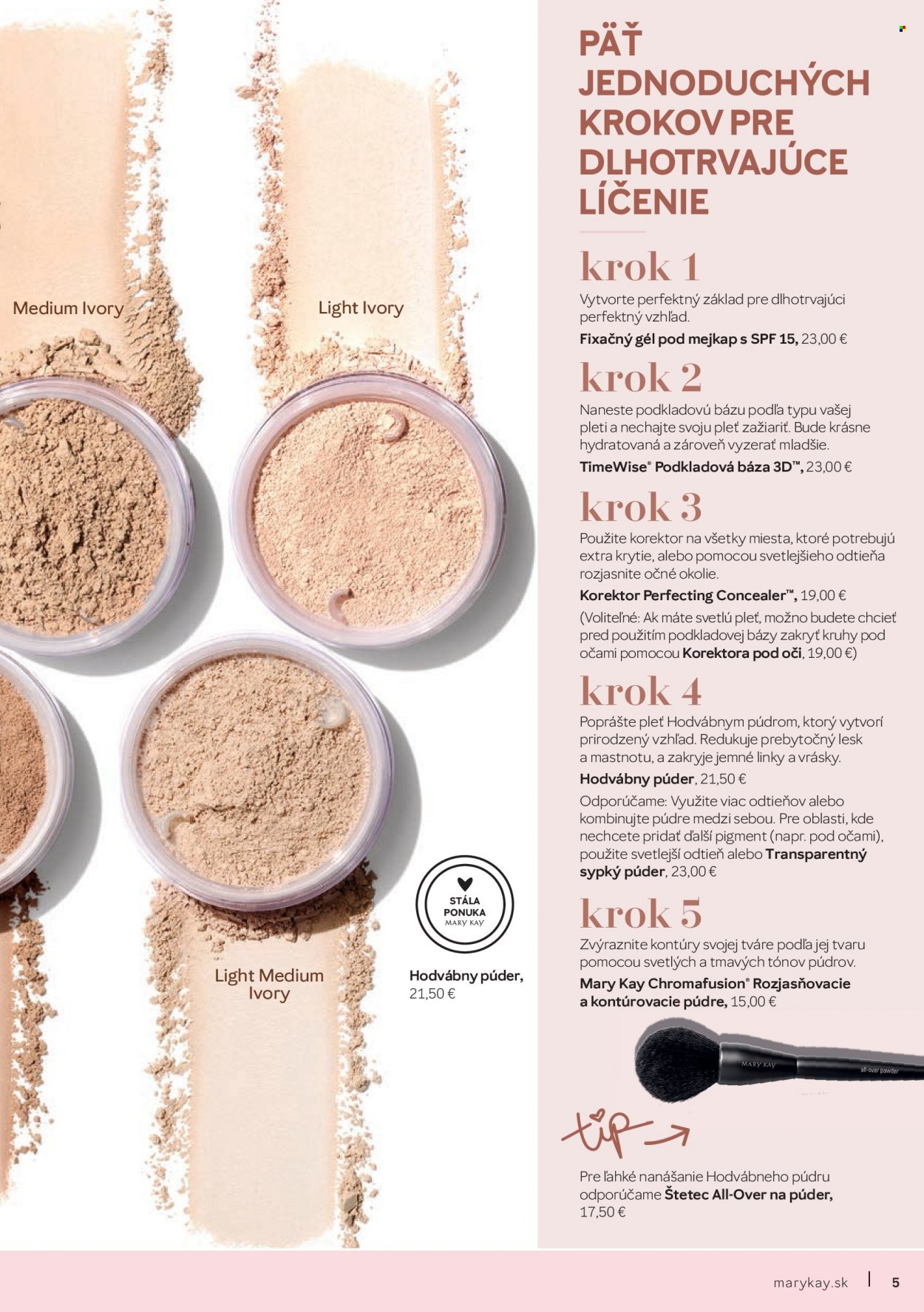 Leták Mary Kay - 1.4.2022 - 30.6.2022. Strana 5