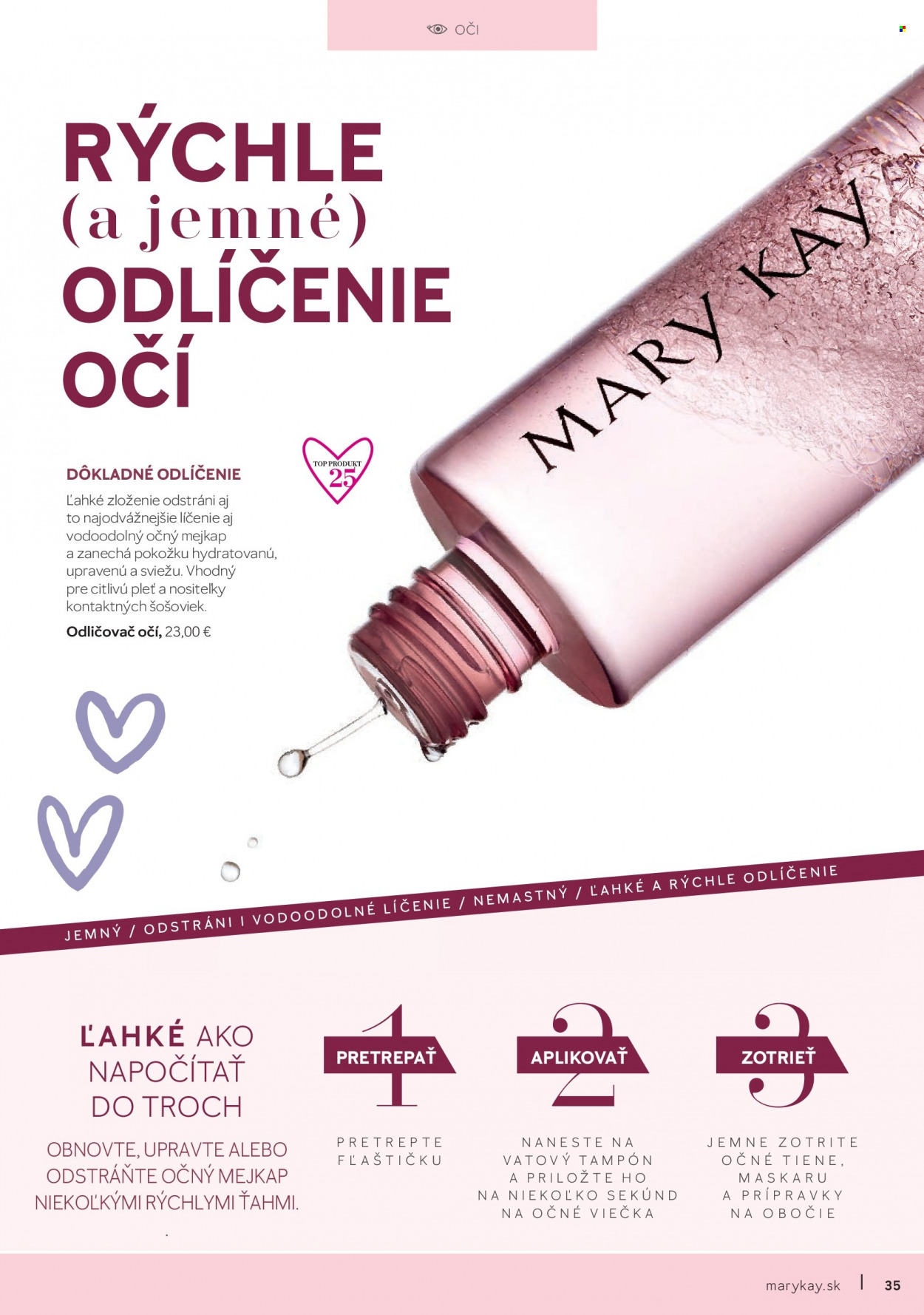 Leták Mary Kay - 1.4.2022 - 30.6.2022. Strana 35