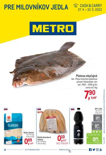 Leták Metro - 27.4.2022 - 10.5.2022.