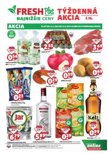 Leták FRESH - 21.4.2022 - 27.4.2022.