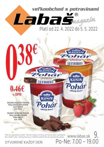 Leták Labaš - 22.4.2022 - 5.5.2022.