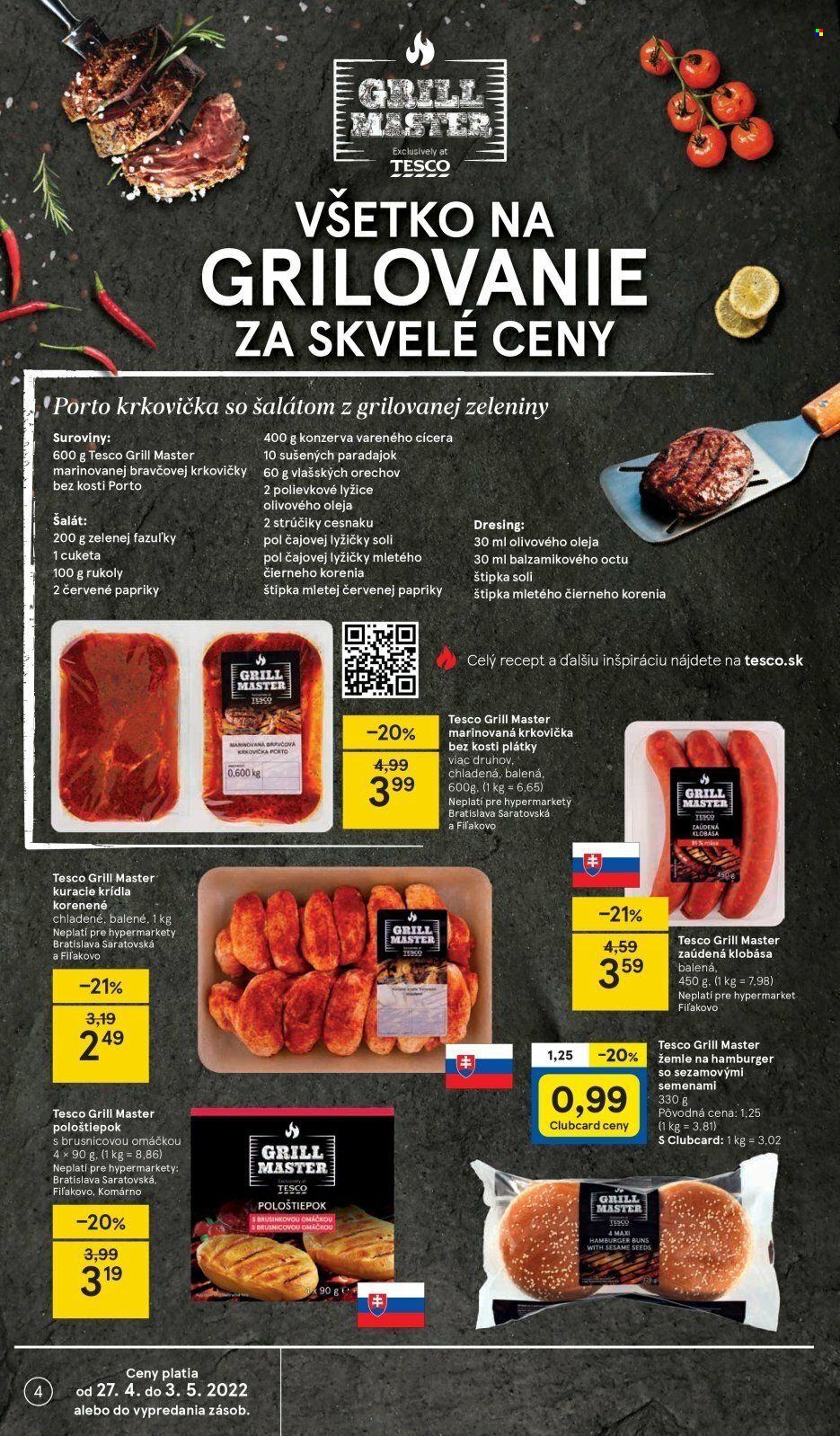 Leták TESCO - 27.4.2022 - 3.5.2022. Strana 4