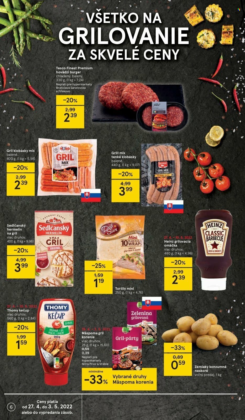 Leták TESCO - 27.4.2022 - 3.5.2022. Strana 6