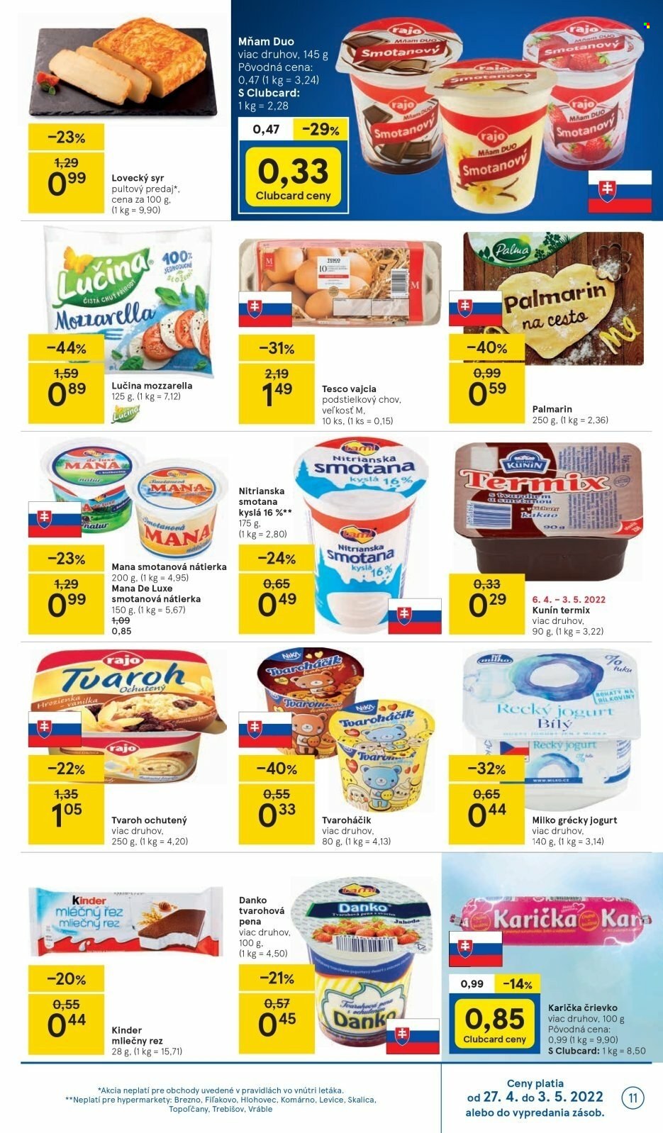 Leták TESCO - 27.4.2022 - 3.5.2022. Strana 11