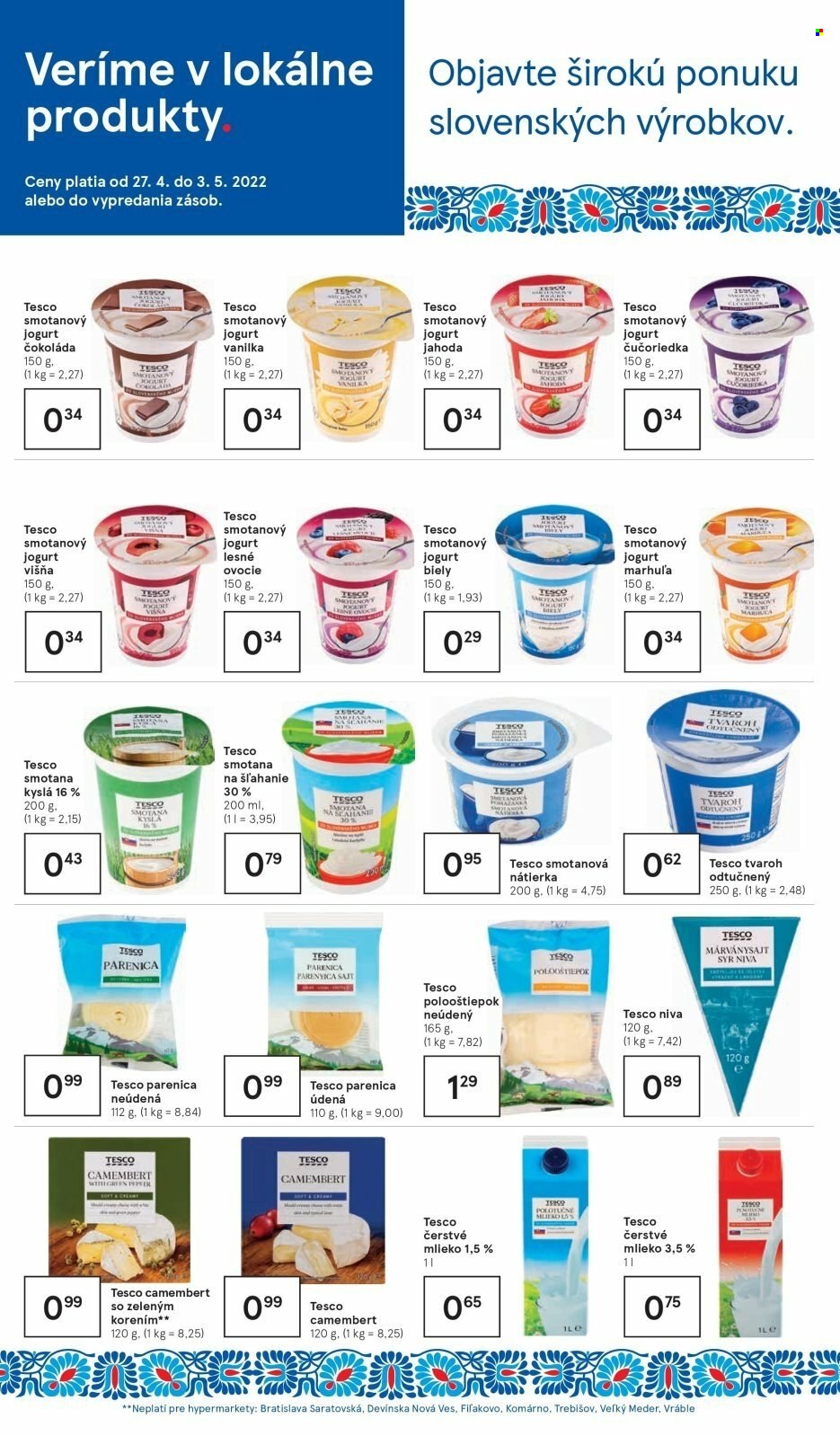 Leták TESCO - 27.4.2022 - 3.5.2022. Strana 12