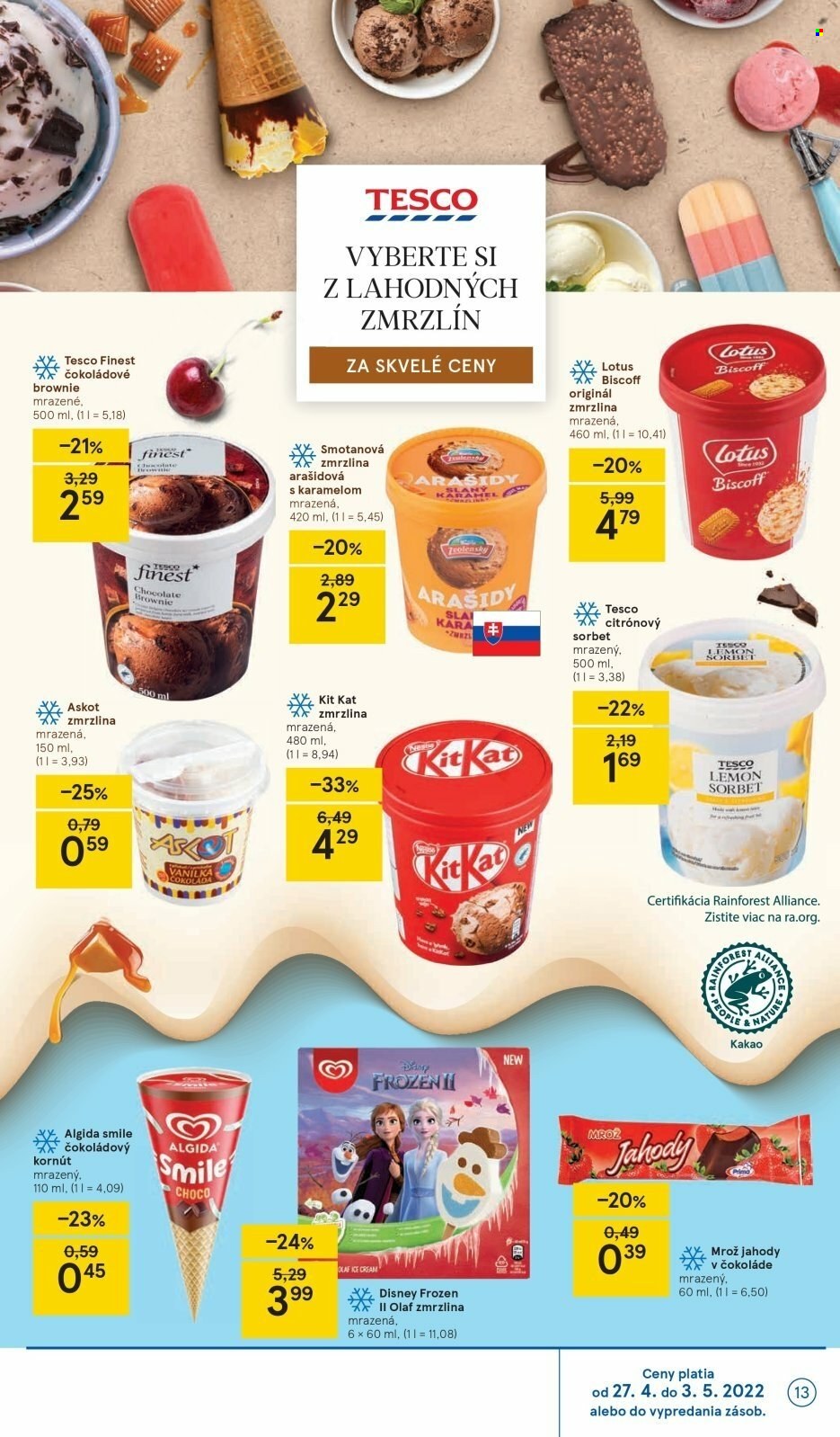 Leták TESCO - 27.4.2022 - 3.5.2022. Strana 13